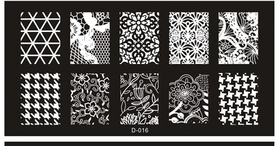 Snake Leopard Nail Art Stamping Plate Γεωμετρικές γραμμές Φύλλα Λουλούδια Σχεδιασμός νυχιών Πλάκες εκτύπωσης εικόνας στένσιλ Εργαλεία σφράγισης