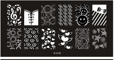 Snake Leopard Nail Art Stamping Plate Γεωμετρικές γραμμές Φύλλα Λουλούδια Σχεδιασμός νυχιών Πλάκες εκτύπωσης εικόνας στένσιλ Εργαλεία σφράγισης