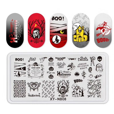 Snake Leopard Nail Art Stamping Plate Γεωμετρικές γραμμές Φύλλα Λουλούδια Σχεδιασμός νυχιών Πλάκες εκτύπωσης εικόνας στένσιλ Εργαλεία σφράγισης