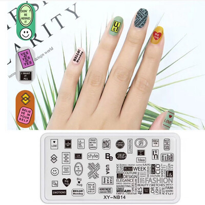 Snake Leopard Nail Art Stamping Plate Γεωμετρικές γραμμές Φύλλα Λουλούδια Σχεδιασμός νυχιών Πλάκες εκτύπωσης εικόνας στένσιλ Εργαλεία σφράγισης