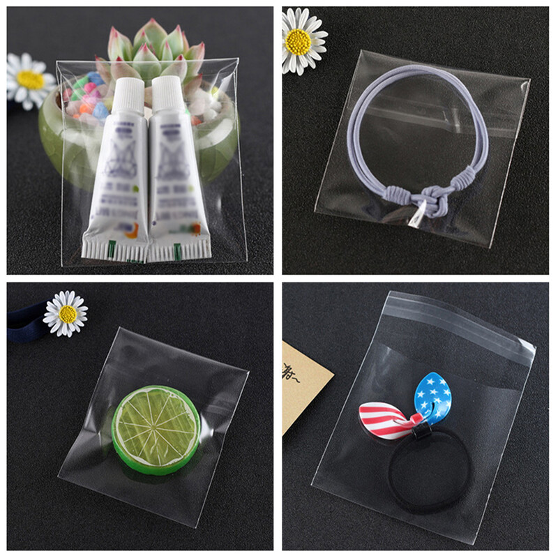 200 vnt saldainių maišeliai Skaidrūs sausainių maišeliai Užsegami celofaniniai maišeliai sausainių pakavimo maišeliai Lipnūs sandarūs skanėstų maišeliai