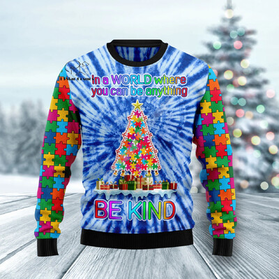 Xmas Santa Claus Cat Animal Colorful Tattoo Retro 3DPrint Funny Christmas Ugly πλεκτό πουλόβερ Harajuku Casual μακρυμάνικο X9