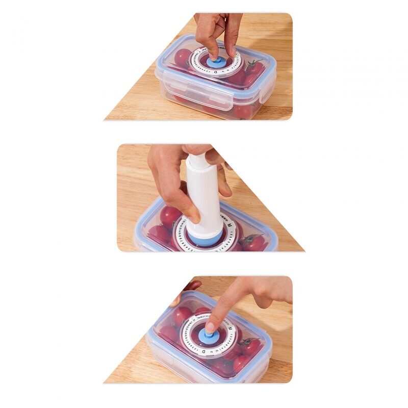 Vakuuminis konteineris su siurbliu, taupymo priemonė, daugiafunkcinis orkaitės sandarus maisto indas, vakuuminis indas, maisto laikymo indas