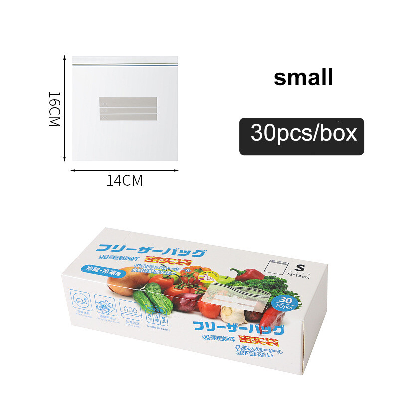 Värske säilituskott köögiviljade ja puuviljade säilitamiseks Külmutamine Säilitamine Suletud kotid Köögitoitlustusvahendid