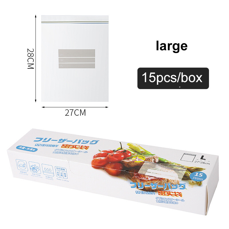 Värske säilituskott köögiviljade ja puuviljade säilitamiseks Külmutamine Säilitamine Suletud kotid Köögitoitlustusvahendid