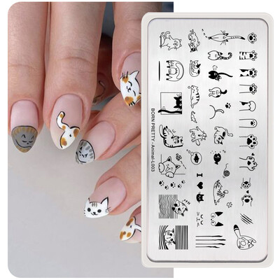 BORN PRETTY CHURCH WINDOW Pločice za utiskivanje noktiju Predlošci za nokte Printing Butterfly French Nails Alat za šablone od nehrđajućeg čelika