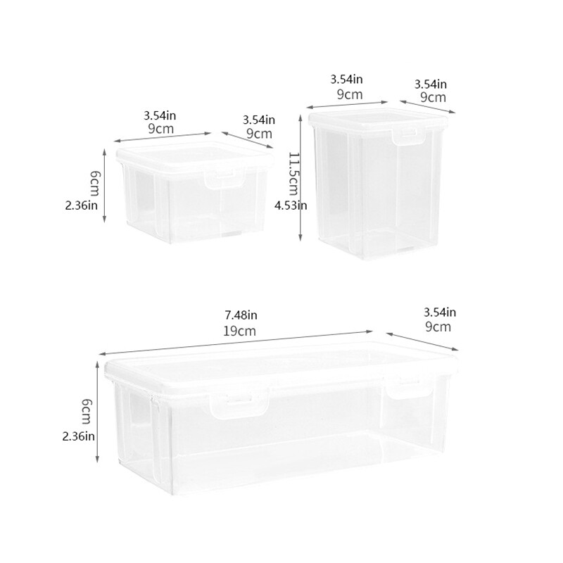 Maisto laikymo dėžutės šaldytuvas Uždaryta šviežiai laikymo dėžutė Virtuvės organizatorius Skaidrus laiškinio svogūno imbiero česnako laikymo indas