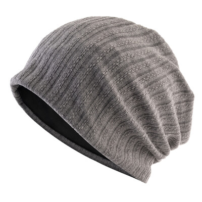 Φθινοπωρινό νέο καπέλο για άνδρες και γυναίκες Πλεκτό μονόχρωμο καπέλο φασολιών Ζεστό μαλακό καπέλο με κουκούλα, καπέλο χιπ χοπ Gorras