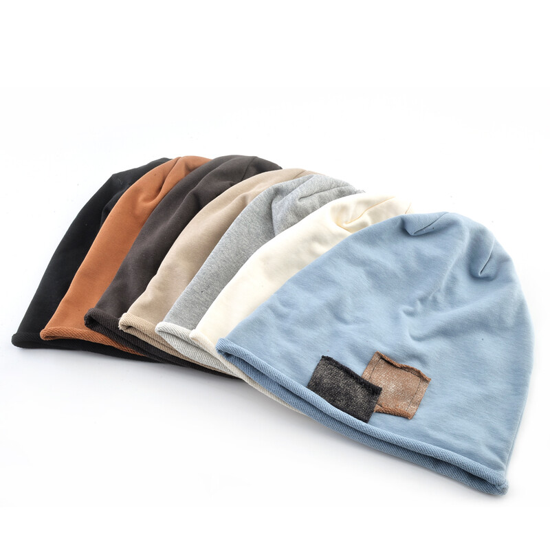 Modna kapa na stezanje Muškarci Žene Proljeće Ljeto Tanka pletena kapa Jednobojna jednoslojna Skullies kapa Široka kapa za hip hop