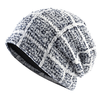 Nove jesenske pletene kape kape Muškarci pletu karirane šešire u različitim bojama Gorras Ženska proljetna moda Hip Hop Skullies kape kape