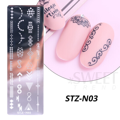 Χριστουγεννιάτικη πλάκα σφράγισης χριστουγεννιάτικων χριστουγεννιάτικων χριστουγεννιάτικων φύλλων νιφάδα χιονιού Dreamcatcher για βερνίκι νυχιών Εργαλεία προτύπων εκτύπωσης εικόνας BESTZ-N