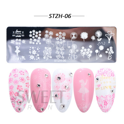 Χριστουγεννιάτικη πλάκα σφράγισης χριστουγεννιάτικων χριστουγεννιάτικων χριστουγεννιάτικων φύλλων νιφάδα χιονιού Dreamcatcher για βερνίκι νυχιών Εργαλεία προτύπων εκτύπωσης εικόνας BESTZ-N