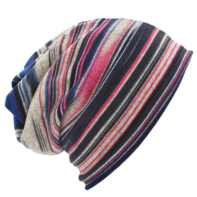 Marka ALTOBEFUN Jesen Zimske kape za žene Skullies i kape muške kape Unisex karirani dizajn Ženska kapa kontrastne boje BHT022