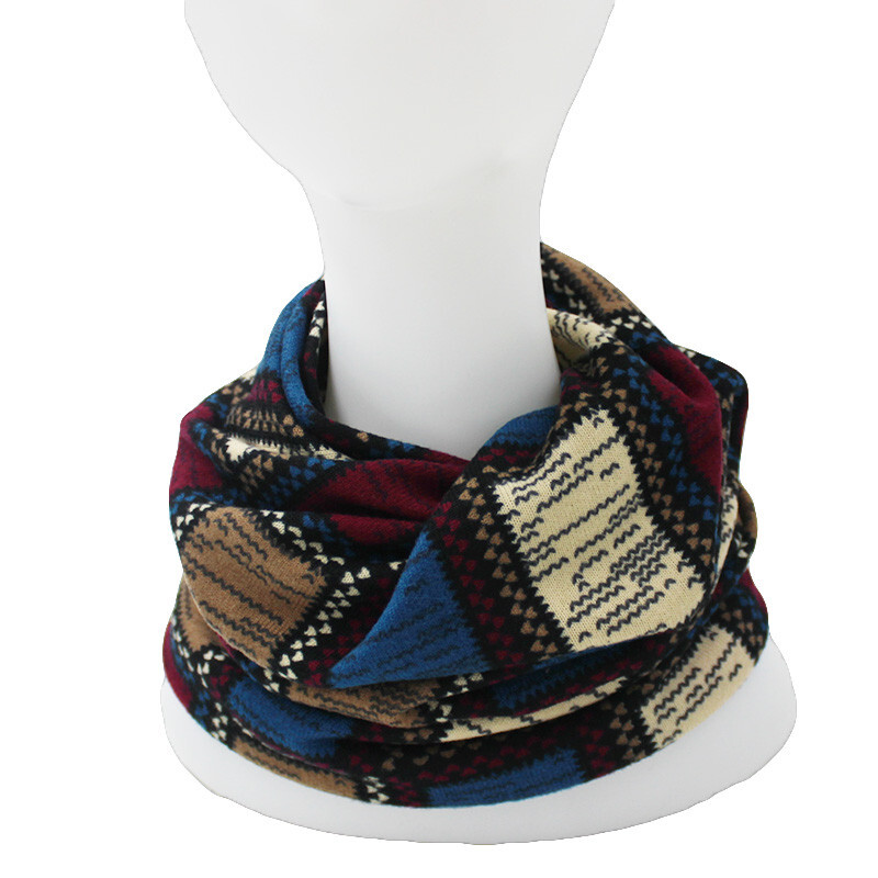 Marka ALTOBEFUN Jesen Zimske kape za žene Skullies i kape muške kape Unisex karirani dizajn Ženska kapa kontrastne boje BHT022