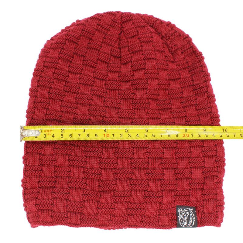 ALTOBEFUN Skullies kapa zimska kapa za muškarce, vrećasta topla pletena kapa od umjetnog krzna Kape za odrasle, debela pletena kapa za žene, kape BHT144