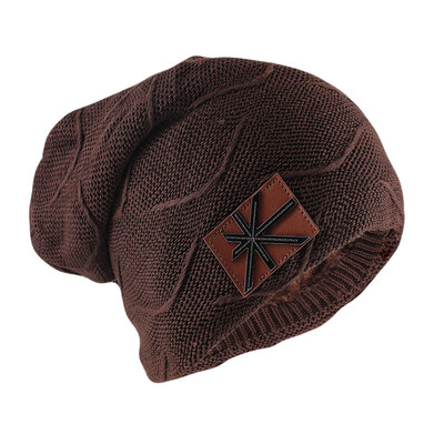 Νέο χειμωνιάτικο ζεστό ανδρικό καπέλο φασόλια Skullies μόδα Μάρκα γυναικεία καπέλο καπέλο πλεκτό Γυναικείο κοκάλι για εξωτερικούς χώρους Casual Gorras Καπέλο Unisex