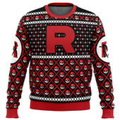 Pocket Monster Ugly Team Rocket Jaungada Ziemassvētku džemperis Dāvana Ziemassvētku vecītis Pulovers Vīriešu 3D džemperis Rudens/ziemas apģērbs