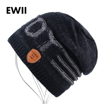 Unisex burtu beanie cepure vīriešiem ziemas cepure sieviešu trikotāžas cepures skullies beanies vīriešiem siltas adītas cepures Womem bonnet gorra hombre