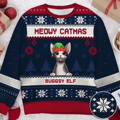 Άσχημα Χριστουγεννιάτικα πουλόβερ Φθινοπωρινά και Χειμερινά 3D αστεία στάμπα Χριστουγεννιάτικο πάρτι Χριστουγεννιάτικο μπλουζάκι για πάρτι γενεθλίων Χριστουγεννιάτικο φούτερ 2024