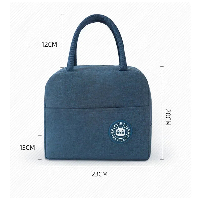 Izolirana torba za ručak, ručka, izolacija, rashladna torba za žene, dječja kutija za ručak, piknik, putovanja, prijenosna termo torba za hranu