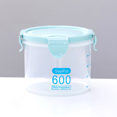 Μεγάλης χωρητικότητας σφραγισμένα βάζα κουζίνας Δοχείο αποθήκευσης ανθεκτικό στην υγρασία με διάφανα σιτηρά σε κλίμακα, σνακ, κουτιά αποθήκευσης