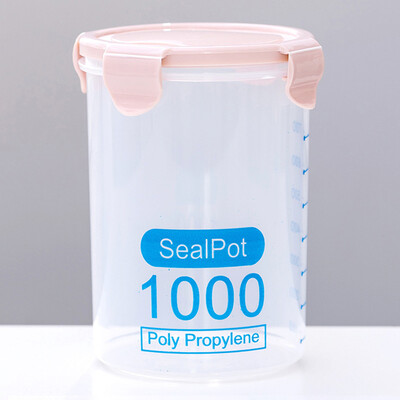 Μεγάλης χωρητικότητας σφραγισμένα βάζα κουζίνας Δοχείο αποθήκευσης ανθεκτικό στην υγρασία με διάφανα σιτηρά σε κλίμακα, σνακ, κουτιά αποθήκευσης