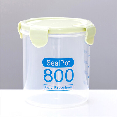 Μεγάλης χωρητικότητας σφραγισμένα βάζα κουζίνας Δοχείο αποθήκευσης ανθεκτικό στην υγρασία με διάφανα σιτηρά σε κλίμακα, σνακ, κουτιά αποθήκευσης