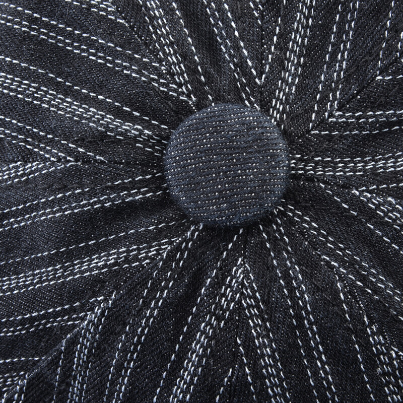 Vintage prugaste beretke Muške jesenske modne novinske kape Muški umjetnički šešir s ravnim šiltom i šiljkom Muški proljetni ležerni Boina Gorras šeširi