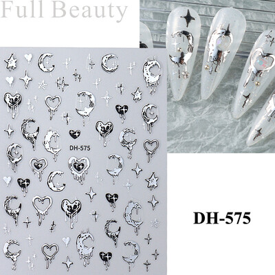 Τρισδιάστατα αυτοκόλλητα για νύχια Halloween Spiders Slider Ολογραφικό τριαντάφυλλο Αυτοκόλλητο αυτοκόλλητο αυτοκόλλητο μανικιούρ μανικιούρ και διακόσμηση