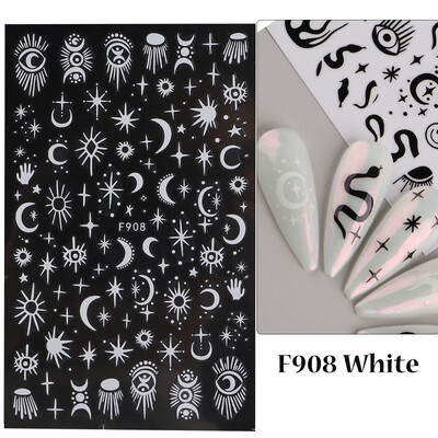 Τρισδιάστατα αυτοκόλλητα για νύχια Halloween Spiders Slider Ολογραφικό τριαντάφυλλο Αυτοκόλλητο αυτοκόλλητο αυτοκόλλητο μανικιούρ μανικιούρ και διακόσμηση