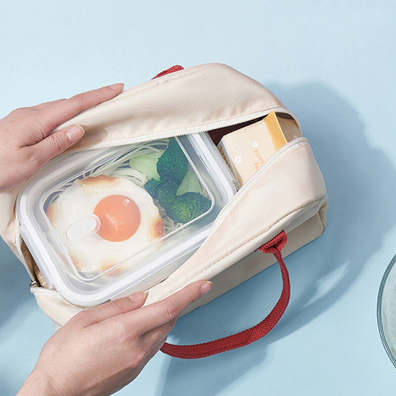 Prijenosna toplinski izolirana toplinska torba za ručak Dječja crtana slatka bento torba za piknik Vodootporna kutija velikog kapaciteta za pohranu hrane
