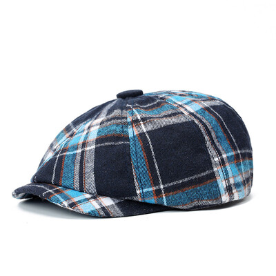 2024. Proljeće ljeto Print Pamučne novinske kape Muške ravne kape sa šiltom Ženske slikarske šešire s beretkama 100