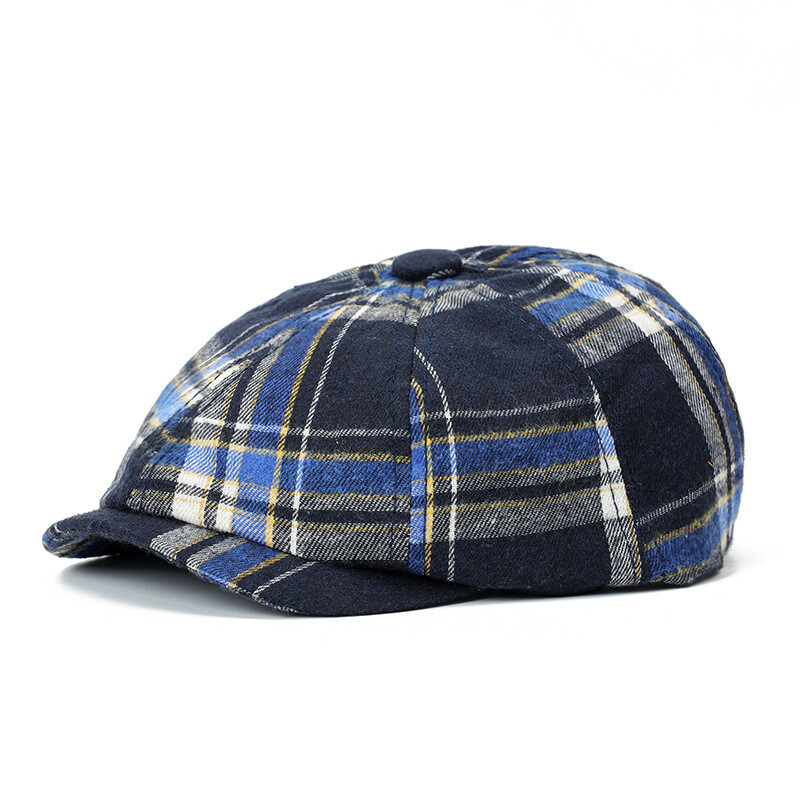 2024. Proljeće ljeto Print Pamučne novinske kape Muške ravne kape sa šiltom Ženske slikarske šešire s beretkama 100