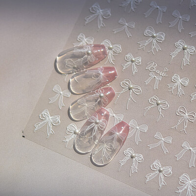 Vintage zelta ziedu 5D reljefi nagu uzlīmes Līmējošās nagu uzlīmes Manikīrs cirsts dekors modes slīdņi Augsta kvalitāte