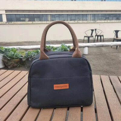 Prijenosna rashladna torba od aluminijske folije Zaliha Oxford tkanina s mekom ručkom Ženske torbe za ručak Bento ručna torba s termalnom hranom velikog kapaciteta