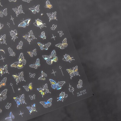 Summer Beach Lubenica Juice & Whale Naljepnice za nokte 5D Nail Art Design Decoration Decals DIY manikura