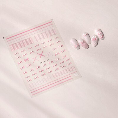 Summer Beach Lubenica Juice & Whale Naljepnice za nokte 5D Nail Art Design Decoration Decals DIY manikura