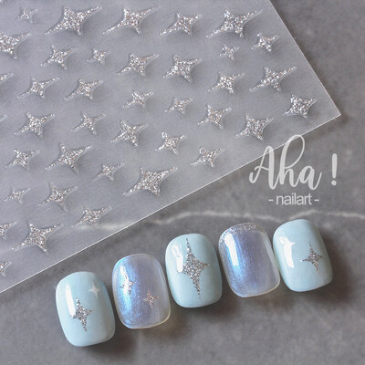 Vintage Egipat Crne i šarene mačje naljepnice za nokte Zlatno srebrno utiskivanje 3D Nail Art Dizajn Dekoracije Naljepnice DIY manikura