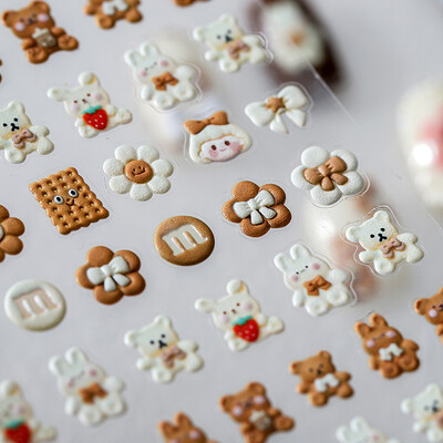 Vintage Egipat Crne i šarene mačje naljepnice za nokte Zlatno srebrno utiskivanje 3D Nail Art Dizajn Dekoracije Naljepnice DIY manikura