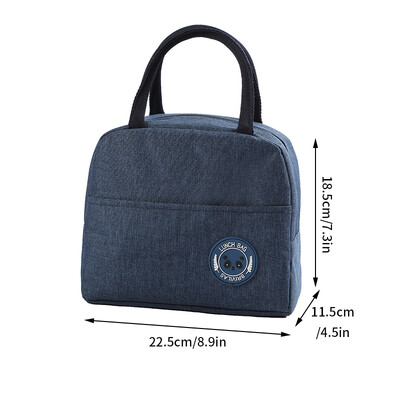 Bento Bag Izolacijska torba za ručak Zadebljane torbe za pohranu hrane Prijenosni studentski spremnik za ručak Bento Pack velikog kapaciteta