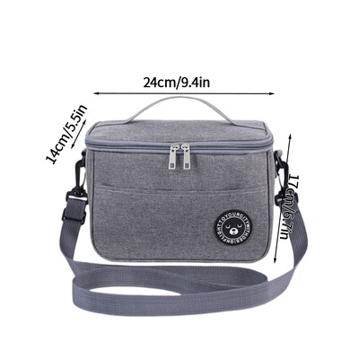 Bento Bag Izolacijska torba za ručak Zadebljane torbe za pohranu hrane Prijenosni studentski spremnik za ručak Bento Pack velikog kapaciteta