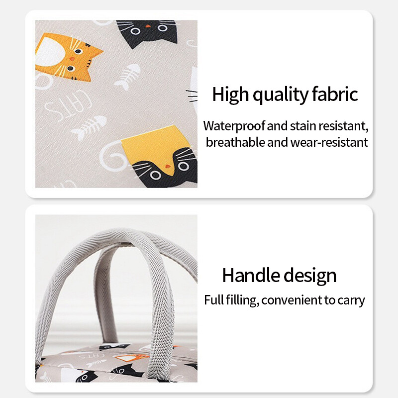 Bento Bag Izolacijska torba za ručak Zadebljane torbe za pohranu hrane Prijenosni studentski spremnik za ručak Bento Pack velikog kapaciteta