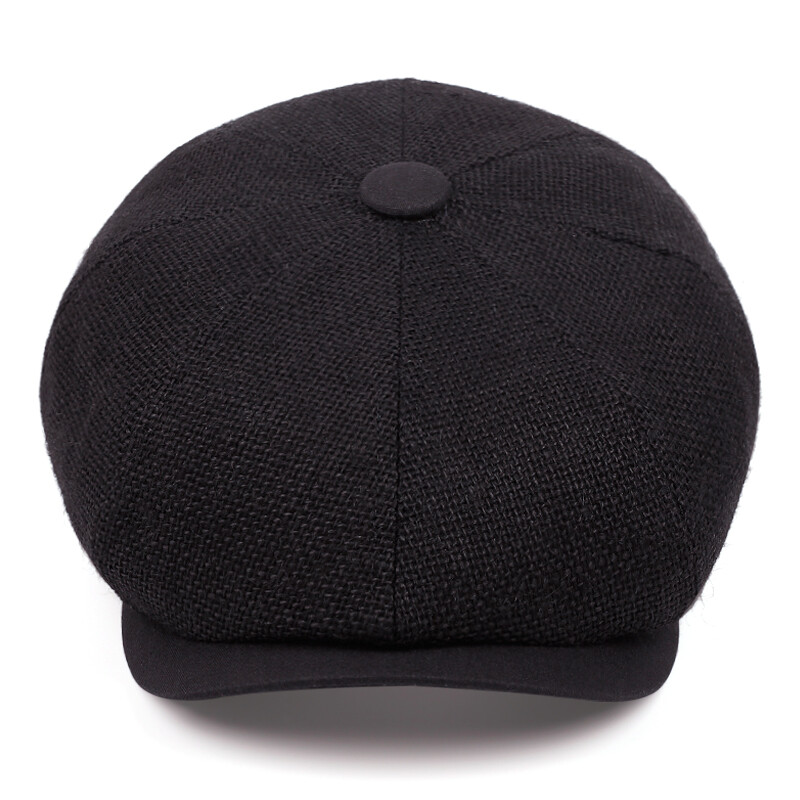 Laneni novinski šeširi za muškarce Žene Vintage kape s beretkama britanskog slikara Gatsbyja Modni osmokutni šešir Gorras Para Hombre