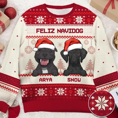 Crtani mačak Ružni božićni džemper Božićni džemper 3D ispis Poklon Djed Božićnjak Pulover Muška 3D majica Jesen Zima Top