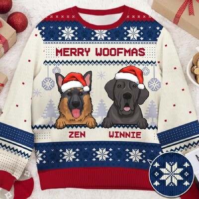 Crtani mačak Ružni božićni džemper Božićni džemper 3D ispis Poklon Djed Božićnjak Pulover Muška 3D majica Jesen Zima Top