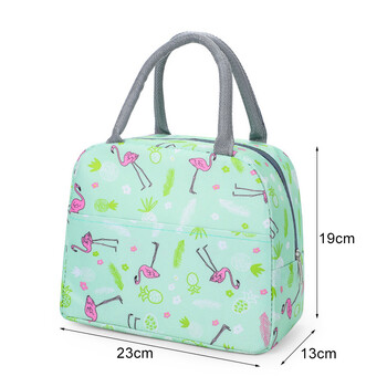 Handle Insulation Cooler Lunch Bag for Women Kids Lunch Box Picnic Travel Φορητή αποθήκευση τροφίμων Πρωινό θερμική τσάντα τροφίμων