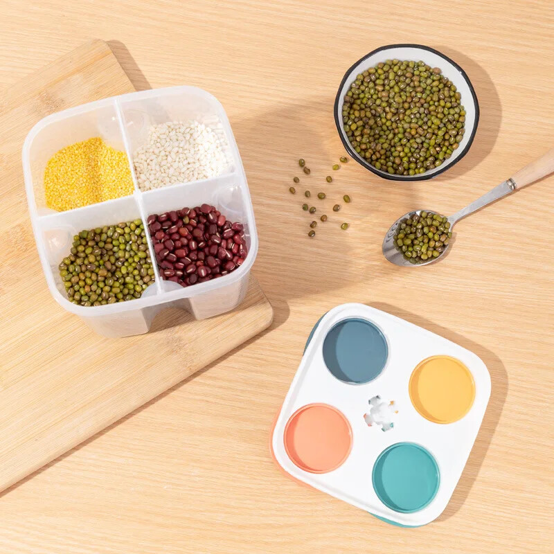 Zatvoreni spremnik za žitarice, plastična pregrada, kutija za pohranu, spremnik za hranu, otporan na vlagu, svježina, kuhinja