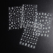 Naljepnice za nokte Jednostavne za nošenje Bez specifičnog mirisa Božićne naljepnice za nokte Ukrasi za nokte Snježna pahulja Ljepljiva naljepnica Naljepnica