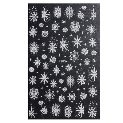 Naljepnice za nokte Jednostavne za nošenje Bez specifičnog mirisa Božićne naljepnice za nokte Ukrasi za nokte Snježna pahulja Ljepljiva naljepnica Naljepnica