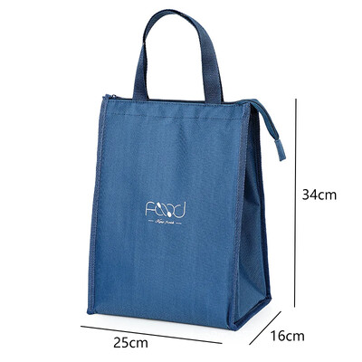 Geantă portabilă izolată pentru prânz, de mare capacitate, pentru femei, copii, picnic, muncă, călătorii, recipient pentru depozitare termică, cutie bento, geantă de tote